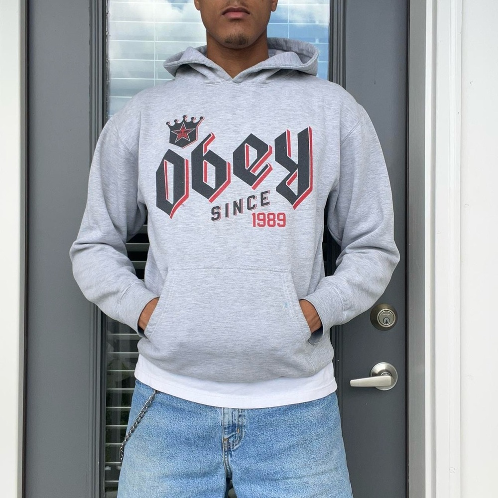 Vintage Y2K 2000s Obey Hoodie